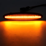 2 pezzi DC12V / 5W LED per auto lampeggiante dinamico luci laterali acqua corrente indicatore di direzione per Lexus, luce ambrata, For Lexus (Black), For Lexus
