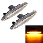 2 pezzi DC12V / 5W LED per auto lampeggiante dinamico luci laterali acqua corrente indicatore di direzione per Lexus, luce ambrata, For Lexus (Black), For Lexus