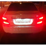 2 PCS 1157 / BAY15D DC12V 4.3W 6000K 500LM Luci freno per auto con 12 LED SMD-2525, 1157 / BAY15D