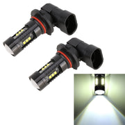 2 PCS 9005/9006 DC12V 4.3W 6000K 500LM Fendinebbia per auto con 12 LED SMD-2525, 9005 / 9006