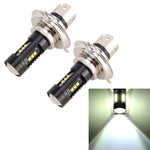2 fendinebbia per auto H4 DC12V 4.3W 6000K 500LM con 12 LED SMD-2525, H4