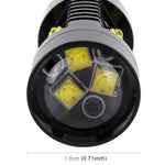 2 PCS H11 / H8 DC12V 4.3W 6000K 500LM Fendinebbia per auto con 12 LED SMD-2525, H11 / H8