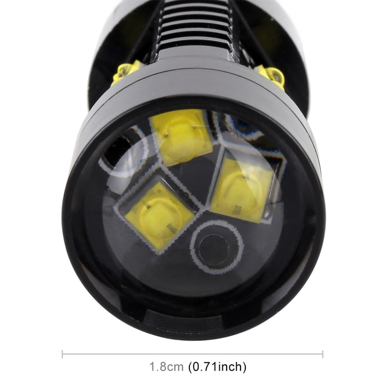 2 PCS H11 / H8 DC12V 4.3W 6000K 500LM Fendinebbia per auto con 12 LED SMD-2525, H11 / H8