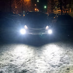 2 PCS H11 / H8 DC12V 4.3W 6000K 500LM Fendinebbia per auto con 12 LED SMD-2525, H11 / H8
