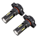 2 fendinebbia per auto H16 DC12V 4.3W 6000K 500LM con 12 LED SMD-2525, H16