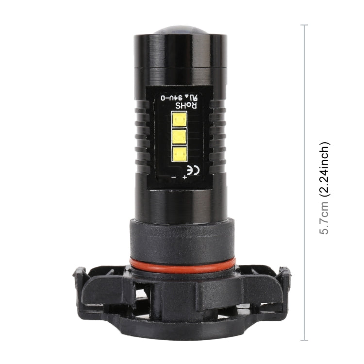 2 fendinebbia per auto H16 DC12V 4.3W 6000K 500LM con 12 LED SMD-2525, H16