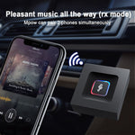 Trasmettitore e ricevitore Bluetooth 4.2 BM5 2 in 1, BM5