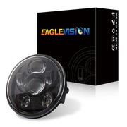 EagleVision DC9-30V 35W 6000K 4000LM Faro rotondo per moto 6LED da 5,75 pollici per Harley-Davidson, 5.75 inch 6LEDs