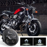EagleVision DC9-30V 35W 6000K 4000LM Faro rotondo per moto 6LED da 5,75 pollici per Harley-Davidson, 5.75 inch 6LEDs