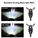 EagleVision DC9-30V 35W 6000K 4000LM Faro LED per moto rotondo da 5,75 pollici con Angel Eye per Harley-Davidson, 5.75 inch with Angel Eye