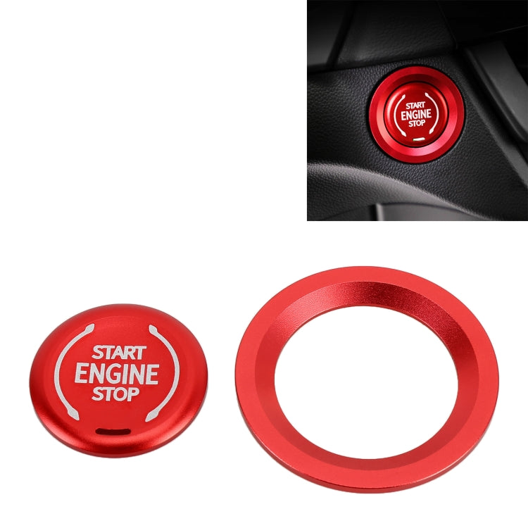 Auto Motore di Avviamento Chiave Anello Pulsante Trim Metallo Adesivo Decorazione per Cadillac CT5 CT4 XT4 XT6 / Chevrolet Silverado, For Cadillac CT5