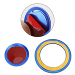Auto Motore di Avviamento Chiave Anello Pulsante Trim Metallo Adesivo Decorazione per Cadillac CT5 CT4 XT4 XT6 / Chevrolet Silverado, For Cadillac CT5
