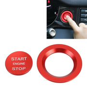Decorazione adesiva in metallo con chiave di avviamento motore per auto, anello per pulsante, per Land Rover/Jaguar, For Land Rover/Jaguar