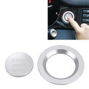 Decorazione adesiva in metallo con chiave di avviamento motore per auto, anello per pulsante, per Land Rover/Jaguar, For Land Rover/Jaguar