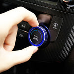 Custodia con pomello per condizionatore d'aria in metallo per auto da 2 pezzi per Nissan X-TRAIL, For Nissan X-TRAIL (Blue), For Nissan X-TRAIL (Red), For Nissan X-TRAIL (Silver)