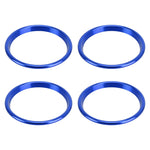 Anello esterno decorativo per presa d'aria in metallo per auto da 4 pezzi per Audi A3 / S3 / Q2L, For Audi A3 / S3 / Q2L