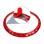Anello esterno decorativo per presa d'aria in metallo per auto da 4 pezzi per Audi A3 / S3 / Q2L, For Audi A3 / S3 / Q2L