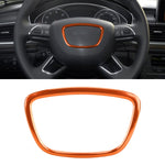 Decorazione adesiva per rivestimento dell'anello del volante per auto per auto per Audi
