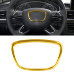 Decorazione adesiva per rivestimento dell'anello del volante per auto per auto per Audi