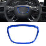 Decorazione adesiva per rivestimento dell'anello del volante per auto per auto per Audi
