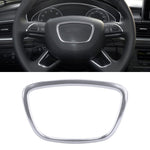 Decorazione adesiva per rivestimento dell'anello del volante per auto per auto per Audi