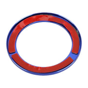 Per portachiavi di accensione in metallo Renault, diametro interno: 4,8 cm, For Renault (Blue), For Renault (Red)