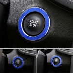 Per portachiavi di accensione in metallo Renault, diametro interno: 4,8 cm, For Renault (Blue), For Renault (Red)