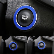 Per portachiavi di accensione in metallo Renault, diametro interno: 4,8 cm, For Renault (Blue), For Renault (Red)