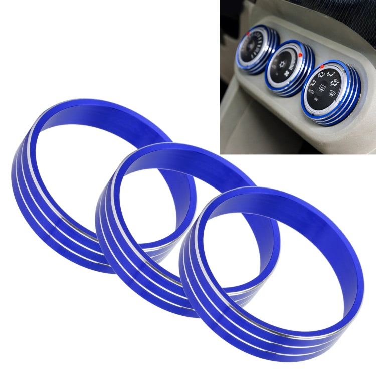 Custodia con manopola per condizionatore d'aria in metallo per auto per Mitsubishi ASX, For Mitsubishi ASX (Black), For Mitsubishi ASX (Gold), For Mitsubishi ASX (Blue), For Mitsubishi ASX (Red), For Mitsubishi ASX (Silver)