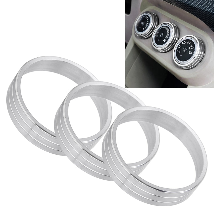 Custodia con manopola per condizionatore d'aria in metallo per auto per Mitsubishi ASX, For Mitsubishi ASX (Black), For Mitsubishi ASX (Gold), For Mitsubishi ASX (Blue), For Mitsubishi ASX (Red), For Mitsubishi ASX (Silver)