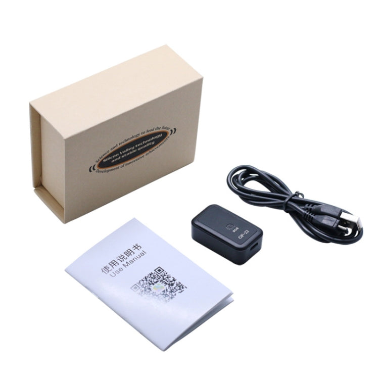 GF22 Dispositivo antifurto per localizzazione GPS per auto Dispositivo anti-perdita di posizionamento magnetico Dispositivo anti-smarrimento Registrabile, GF22