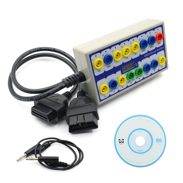 Scatola di rilevamento del protocollo OBDII per auto, Break Out Box
