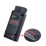 MPPS V21 Principale + Tricore + Multiboot EDC Flash/Eeprom Checksum Interfaccia diagnostica per auto OBD2, V21 Diagnostic Interface