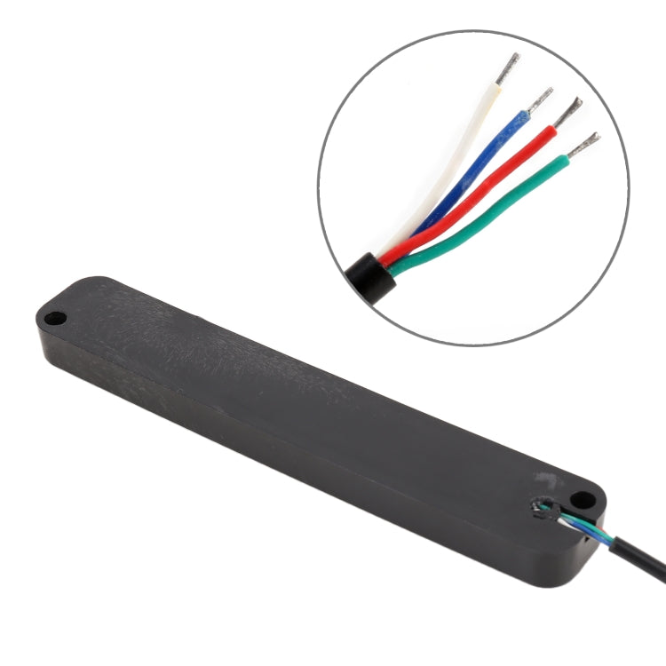 105mm DC12-24V / 1.6W Moto LED Lampeggiante dinamico Luci laterali Lampada freno ad acqua corrente Indicatore di direzione, Lunghezza cavo: 1 m, 105mm