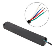 105mm DC12-24V / 1.6W Moto LED Lampeggiante dinamico Luci laterali Lampada freno ad acqua corrente Indicatore di direzione, Lunghezza cavo: 1 m, 105mm