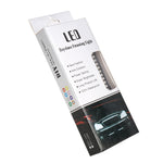 105mm DC12-24V / 1.6W Moto LED Lampeggiante dinamico Luci laterali Lampada freno ad acqua corrente Indicatore di direzione, Lunghezza cavo: 1 m, 105mm