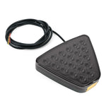 DC12V 1W Triangolo per auto Evidenziare le luci dei freni Luce di retromarcia con 20 LED SMD-3528, Triangle (Black), Triangle (Red), Triangle (Transparent)