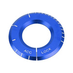 Per portachiavi di accensione in metallo Mercedes-Benz, diametro: 4,8 cm, For Mercedes-Benz (Blue), For Mercedes-Benz (Red), For Mercedes-Benz (Silver)