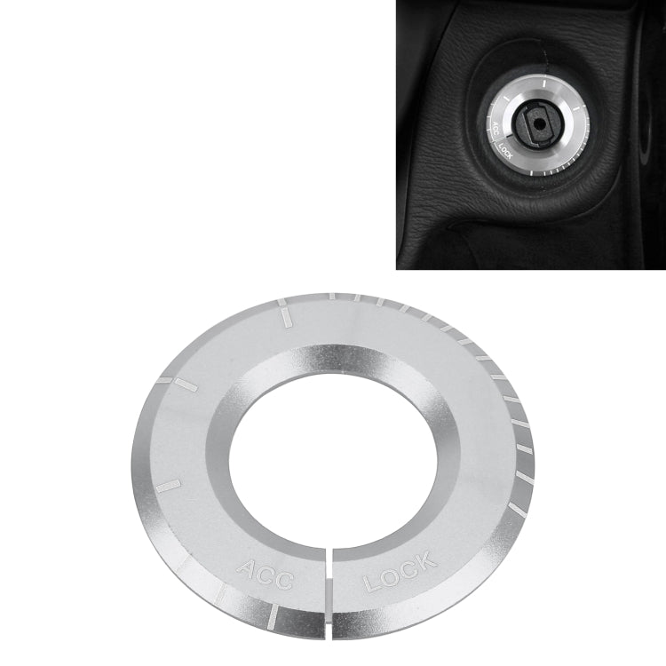 Per portachiavi di accensione in metallo Mercedes-Benz, diametro: 4,8 cm, For Mercedes-Benz (Blue), For Mercedes-Benz (Red), For Mercedes-Benz (Silver)