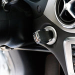 Per portachiavi di accensione in metallo Mercedes-Benz, diametro: 4,8 cm, For Mercedes-Benz (Blue), For Mercedes-Benz (Red), For Mercedes-Benz (Silver)
