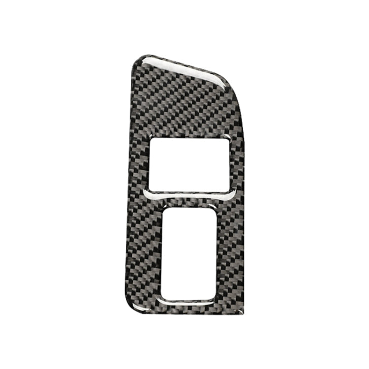 Adesivo decorativo per interruttore bagagliaio in fibra di carbonio per Subaru BRZ / Toyota 86 2013-2017, guida a sinistra, Trunk Switch, Left Drive