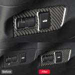 Adesivo decorativo per interruttore bagagliaio in fibra di carbonio per Subaru BRZ / Toyota 86 2013-2017, guida a sinistra, Trunk Switch, Left Drive