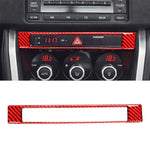Adesivo decorativo per orologio di controllo centrale in fibra di carbonio per Subaru BRZ / Toyota 86 2013-2017, guida a destra e a sinistra universale, Central Control Clock