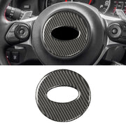 Adesivo decorativo per volante in fibra di carbonio per auto per Subaru BRZ 2013-2017, guida a destra e a sinistra universale, Steering Wheel for Subaru BRZ