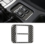 Adesivo decorativo per pannello riscaldante per sedile in fibra di carbonio per auto per Subaru BRZ / Toyota 86 2013-2019, guida a destra e a sinistra universale con foro, Seat Heating Panel with Hole