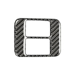 Adesivo decorativo per pannello riscaldante per sedile in fibra di carbonio per auto per Subaru BRZ / Toyota 86 2013-2019, guida a destra e a sinistra universale con foro, Seat Heating Panel with Hole