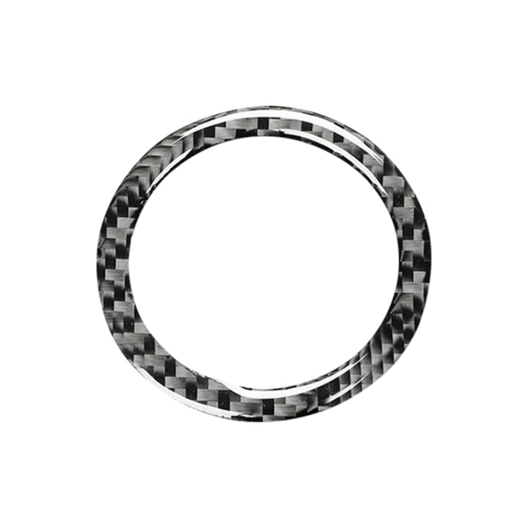 Adesivo decorativo per avvio con un solo pulsante in fibra di carbonio per Subaru BRZ / Toyota 86 2013-2017, guida a destra e a sinistra universale, One-button Start