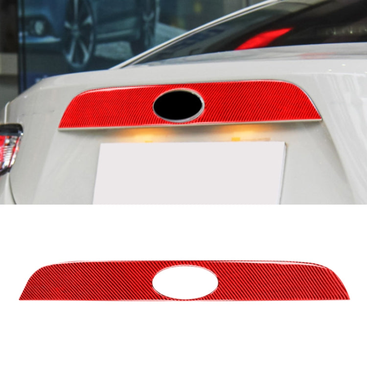 Striscia decorativa con logo posteriore in fibra di carbonio per Subaru BRZ / Toyota 86 2013-2020, guida a destra e a sinistra universale, Rear Logo