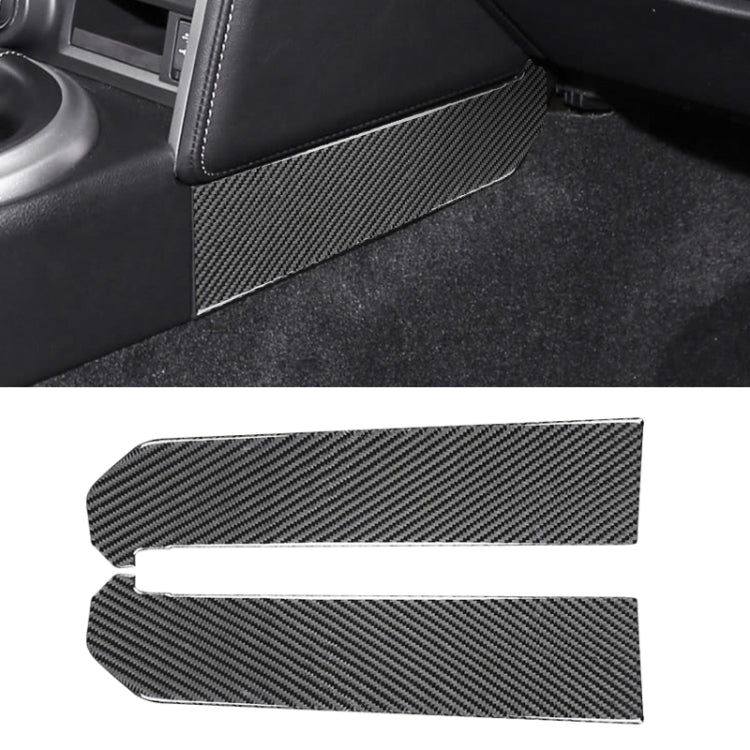 Adesivo decorativo per posizione cambio laterale con controllo centrale in fibra di carbonio per auto per Subaru BRZ / Toyota 86 2013-2020, guida a destra e a sinistra universale, Side Gear Position