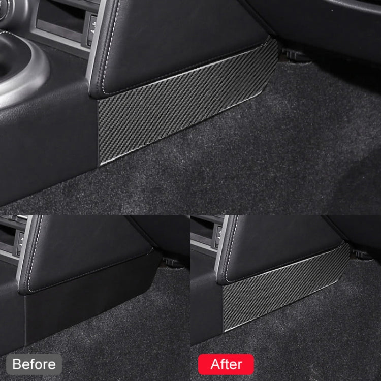 Adesivo decorativo per posizione cambio laterale con controllo centrale in fibra di carbonio per auto per Subaru BRZ / Toyota 86 2013-2020, guida a destra e a sinistra universale, Side Gear Position